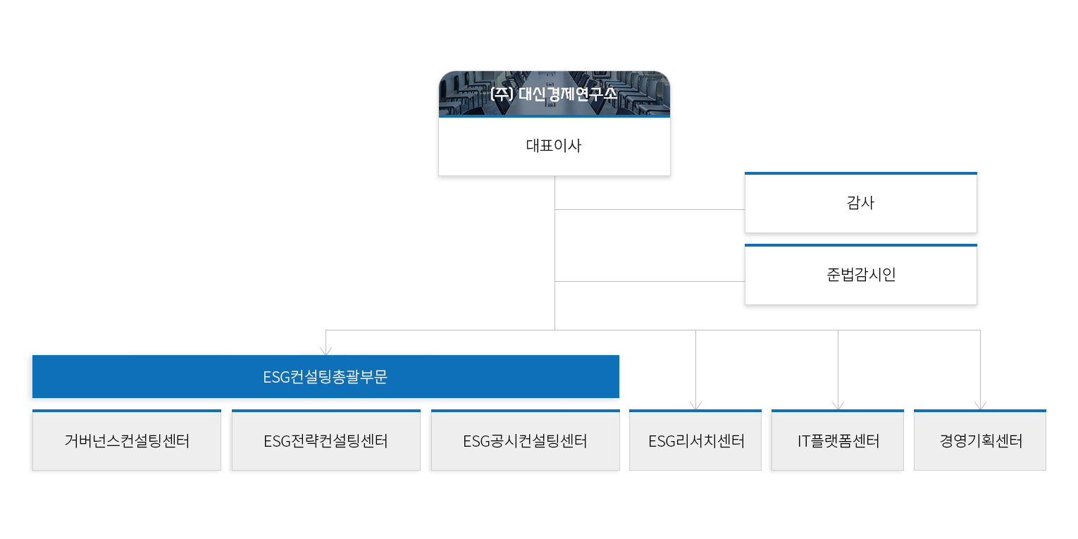 대신경제연구소 조직도